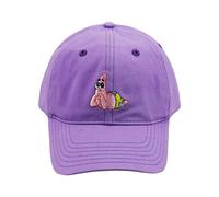Bob l'éponge Squarepants Dad Chapeau Patrick Star Casquette de Baseball réglable avec Bord incurvé, Violet, Taille Unique, Lilas, Taille Unique
