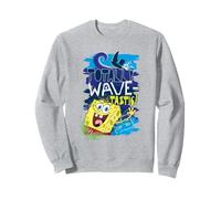 Bob l'éponge Squarepants d'été années 90 Vagues de Surf Amusants Cadeaux rétro Sweatshirt