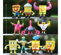 Bob l'éponge Squarepants figurines PVC pour le développement visuel et cognitif