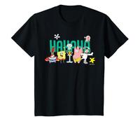 Bob l'éponge Squarepants Kids Personnages Pose Ami Fun Années 90 T-Shirt