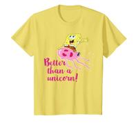 Bob l'éponge Squarepants Kids Squid Unicorn Friends Happy T-Shirt