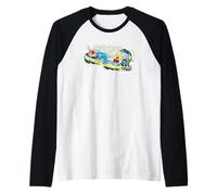Bob l'éponge Squarepants Pro Wave Rider Surf 90s Cadeaux de Bande dessinée Manche Raglan