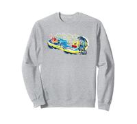 Bob l'éponge Squarepants Pro Wave Rider Surf 90s Cadeaux de Bande dessinée Sweatshirt