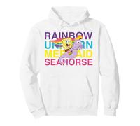 Bob l'éponge Squarepants Rainbow Unicorn Mermaid Classic Pride Sweat à Capuche