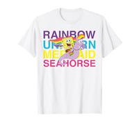 Bob l'éponge Squarepants Rainbow Unicorn Mermaid Classic Pride T-Shirt