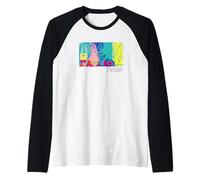 Bob l'éponge Squarepants Retro Summer Surf Patrick Holiday Vibe Manche Raglan