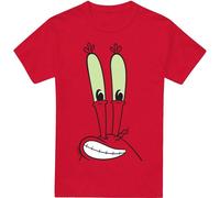 Bob l'Éponge SquarePants - "Smile" T-shirt pour homme TV6717 (XXL) (Rouge)
