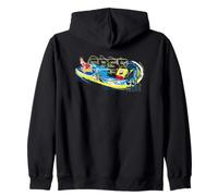 Bob l'éponge Squarepants Surf Wave Style années 90 Illustration Amusante Sweat à Capuche
