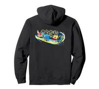 Bob l'éponge Squarepants Surf Wave Style années 90 Illustration Amusante Sweat à Capuche