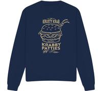 Bob l'éponge - "The Krusty Krab Shock Mono" Sweatshirt für Herren/Damen Uni TV12665 (XXL) (Marineblau)