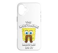 Bob l'éponge The Mustache Made Me Do It Coque pour iPhone 16 Plus