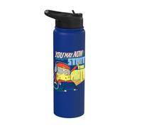 Bob l'éponge « You May Now Start The Party » Stainless Steel Insulated Water Bottle