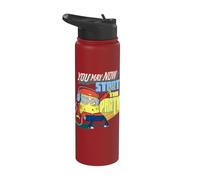 Bob l'éponge « You May Now Start The Party » Stainless Steel Insulated Water Bottle