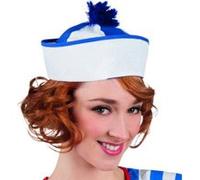 Boland 95804 Bonnet Bleu marine/blanc