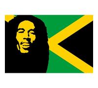 Bob Marley (15x10cm) - Sticker/Autocollant