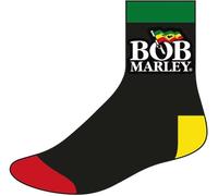 Bob Marley Chaussettes Officielles Imprimées (Noir/Multicolore)