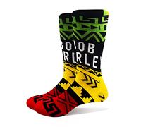 Bob Marley Chaussettes Press Play Nouveau Officiel Unisex Noir Ankle (Uk Size 7 Size UK Size 7-11