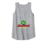 Bob Marley Exodus Lion Noir Débardeur, Femme, Gris Chiné, M