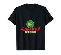 Bob Marley Exodus Lion Noir T-Shirt