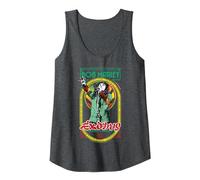 Bob Marley Exodus Singing Reggae Débardeur, Femme, Chiné Foncé, L