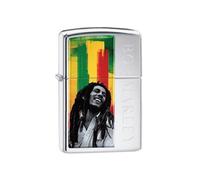 Briquet bob Marley gravure - Livré en boite cadeau - Garantie a vie