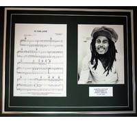 BOB MARLEY/IS THIS LOVE/CADRES PARTITION ET PHOTO, ÉDITION LIMITÉE