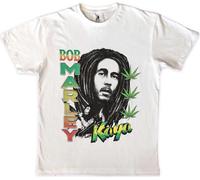 Bob Marley - "Kaya" T-shirt homme/femme unie RO5616 (M) (Blanc)