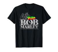 Bob Marley Musique emblématique Reggae Old School Style T-Shirt