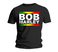 Bob Marley Rasta Band Block Autorisé T-shirt Hommes