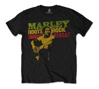 Bob Marley Roots, Rock, Reggae, T-Shirt Homme, Noir (Black Black), XX-Large