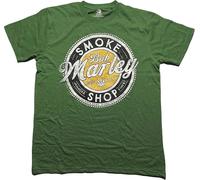 Bob Marley - "Smoke Shop" T-shirt unie homme/femme RO5231 (L) (Vert)