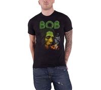Bob Marley - "Smoking Da Erb" T-shirt Homme/Femme Unie RO2787 (S) (Noir)