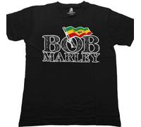 Bob Marley - T-Shirt Décoré pour Homme/Dame Unie RO4091 (XXL) (Noir)