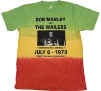 Bob Marley - T-shirt homme/femme unie "Montego Bay" RO3215 (S) (Vert/Jaune/Orange)