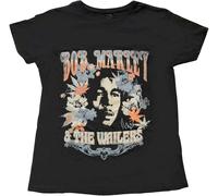 Bob Marley & The Wailers - T-shirt pour femme RO3572 (44 FR) (Noir)