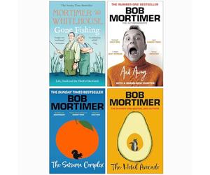 Bob Mortimer Collection 4 Books Set (Mortimer & Whitehouse Gone Fishing, And Away, The Satsuma Complex & The Hotel Avocado)