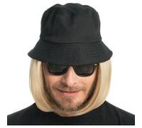 bob noir perruque blond lorenzo rap adulte - générique c4717-bl Noir G