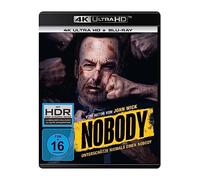 NOBODY G – Bob Odenkirk, Connie Nielsen, Christopher Lloyd – Ultra‑HD Blu‑ray + Blu‑ray