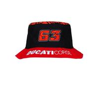 Bob Pecco Bagnaia 63 Ducati Corse Moto GP Unisexe Rouge Taille S/M S/M
