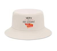 Bob Premium Beige Merci d'être un aide-soignant aussi génial | Coton Brossé 260 g/m² Taille Unique Homme Femme | Chapeau de Soleil Pêche Randonnée Festival | Cadeau Anniversaire Fête des Pères