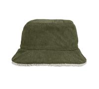 Bob réversible - SOL'S - BUCKET 2IN1 - Velours côtelé - Sherpa beige - S-M Vert/Beige
