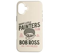 Bob Ross Happy Little Painters Club Coque pour iPhone 16 Plus