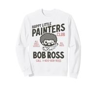 Bob Ross Happy Little Painters Club Sweatshirt