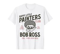 Bob Ross Happy Little Painters Club T-Shirt