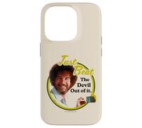 Bob Ross Just Beat The Devil Out of It Coque pour iPhone 14 Pro