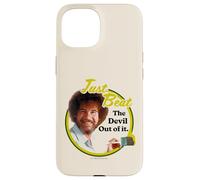 Bob Ross Just Beat The Devil Out of It Coque pour iPhone 15