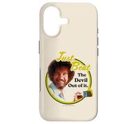 Bob Ross Just Beat The Devil Out of It Coque pour iPhone 17