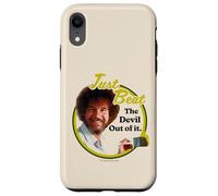 Bob Ross Just Beat The Devil Out of It Coque pour iPhone XR