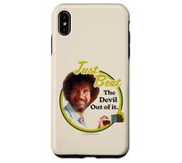 Bob Ross Just Beat The Devil Out of It Coque pour iPhone XS Max