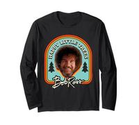Bob Ross Little Trees Badge Manche Longue